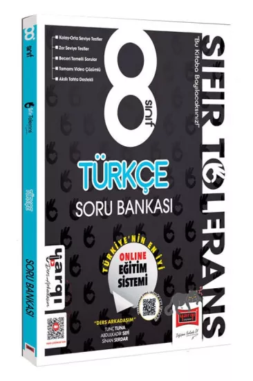 Yargı Ders Arkadaşım 8Sınıf Sıfır Tolerans Türkçe Soru Bankası 2025-26 YENİ