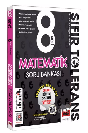Yargı Ders Arkadaşım 8Sınıf Sıfır Tolerans Matematik Soru Bankası 2025-26 YENİ