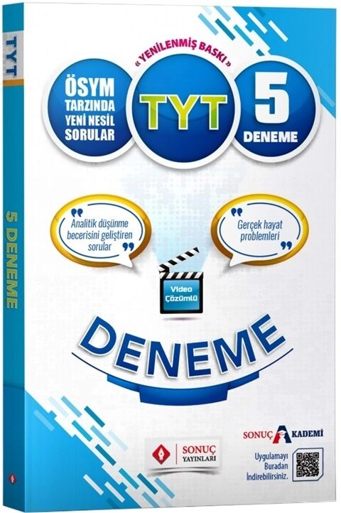 SONUÇ TYT Genel 5 li Deneme