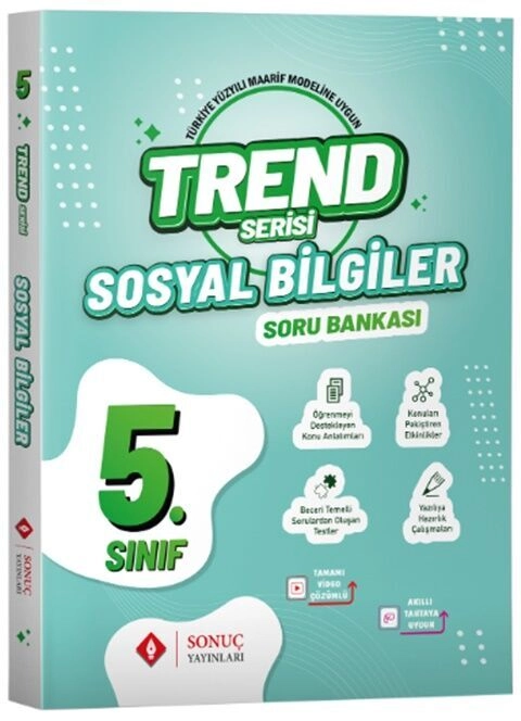 SONUÇ 5.SINIF Trend Serisi Sosyal Bilimler Soru Bankası