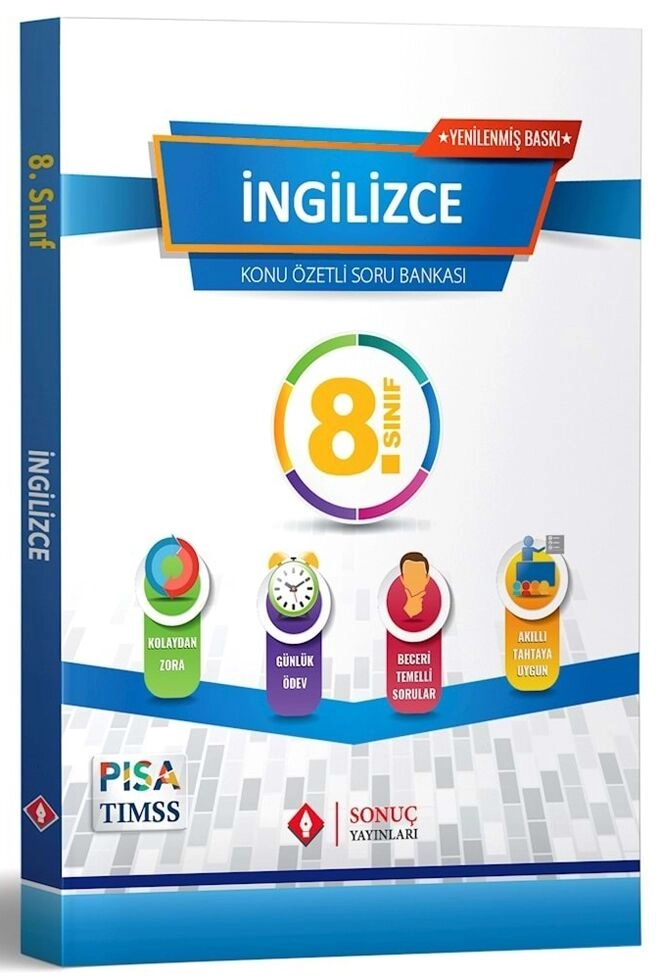 SONUÇ 8.SINIF İNGİLİZCE SORU BANKASI