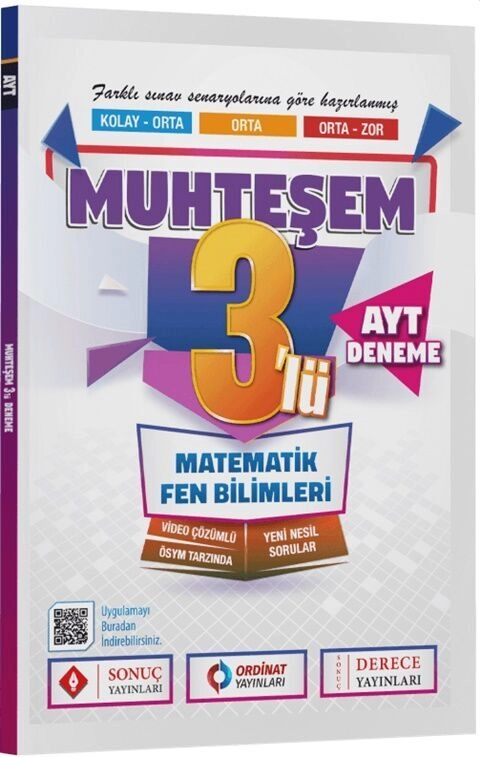 SONUÇ AYT Sayısal Muhteşem 3’lü Deneme