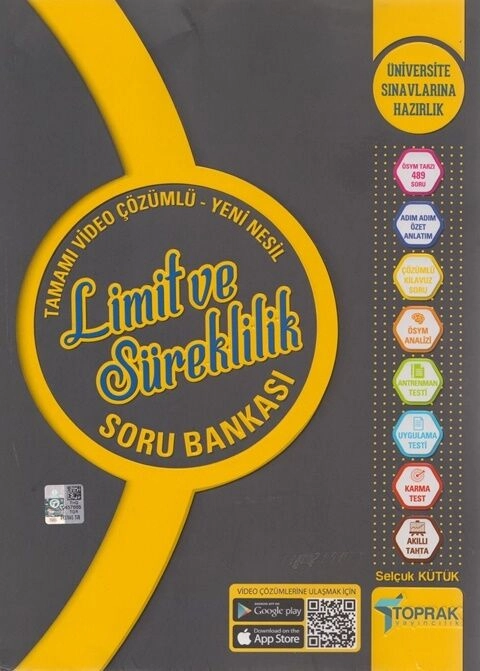 TOPRAK LİMİT VE SÜREKLİLİK SORU BANKASI