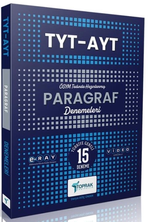 TOPRAK TYT-AYT PARAGRAF DENEME KİTABI