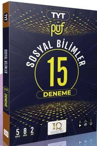 IQ YAYINLARI TYT SOSYAL BİLİM. PÜF 15 BRANŞ DENEMESİ **YENİ**2025