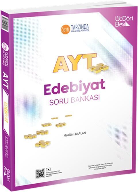 ÜçDörtBeş AYT Edebiyat Soru Bankası **YENİ BASKI**