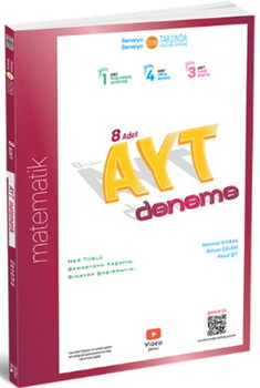 ÜçDörtBeş Yayınları AYT Matematik 8 li Deneme **YENİ** 