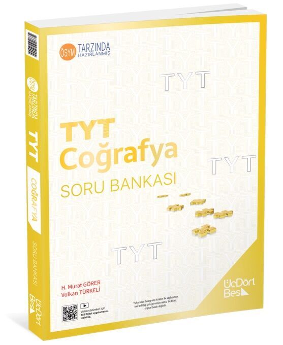 345 - TYT Coğrafya Soru Bankası - GÜNCEL BASKI 