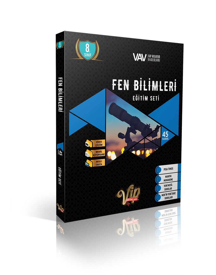 VİP 8. Sınıf Fen Bilimleri Eğitim Seti