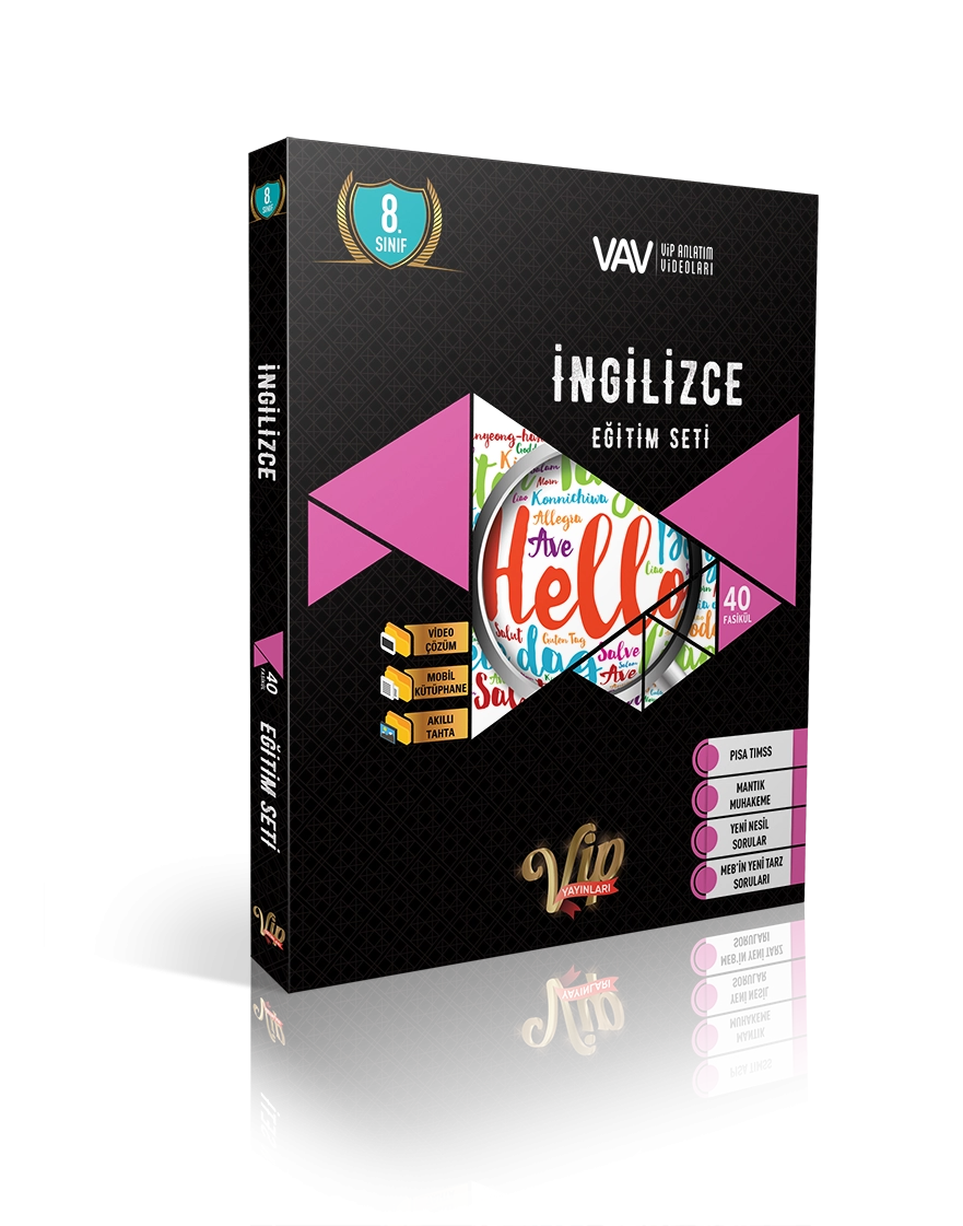 VİP 8. Sınıf İngilizce Eğitim Seti