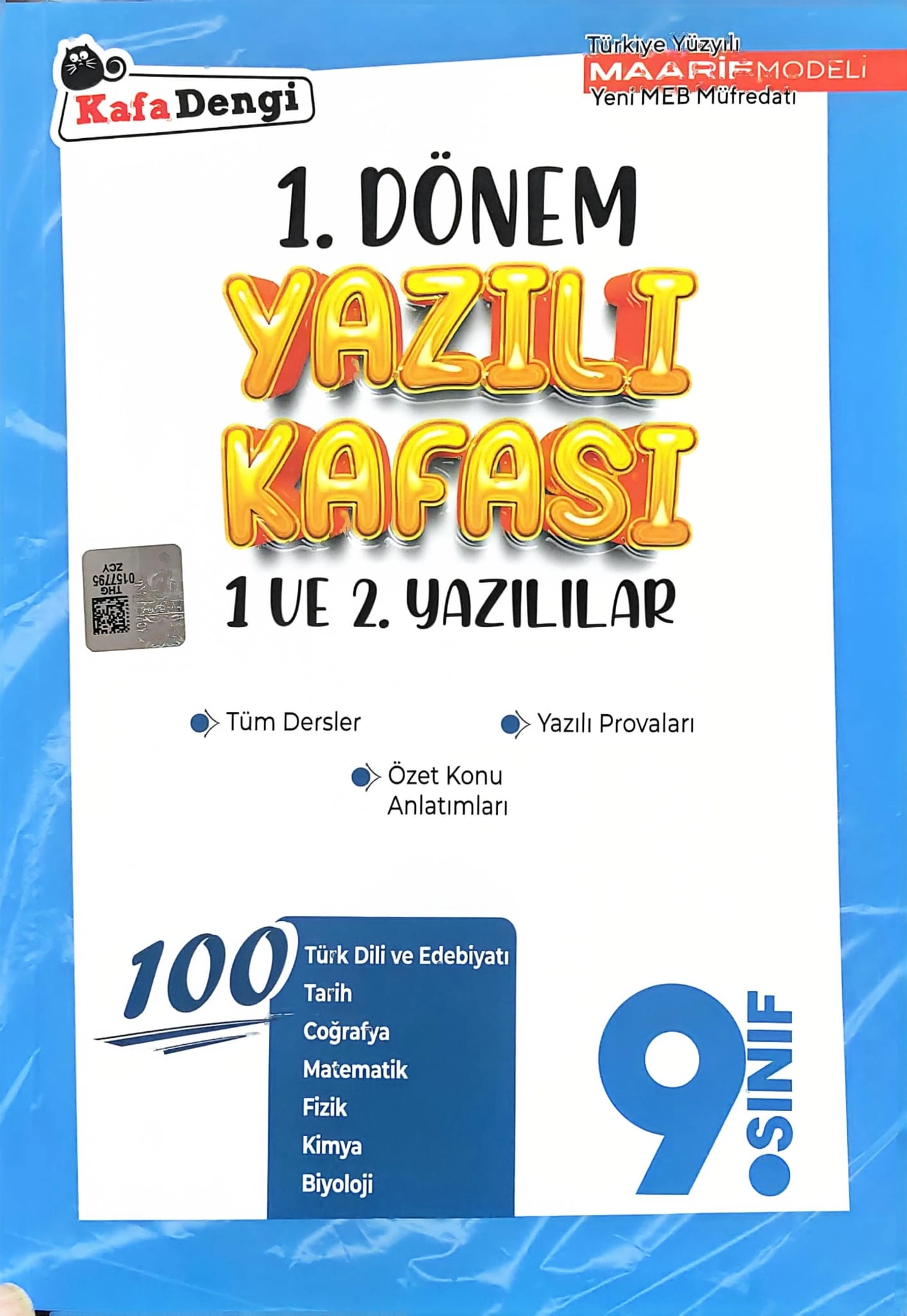 KAFADENGİ 1.DÖNEM YAZILI KAFASI 9.SINIF 1 VE 2 .YAZILILARI 2025-2026 YENİ MÜFREDAT
