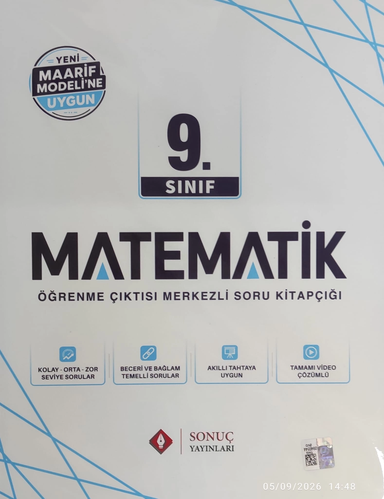 Sonuç Yayınları 9. Sınıf Matematik Maarif Modele Uygun Modüller Set 2027