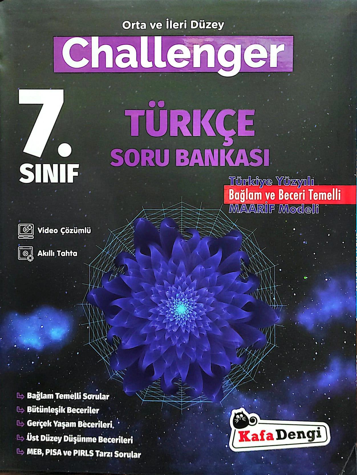 Kafa Dengi 7.Sınıf Challenger Türkçe Soru Bankası (Tümü Video Çözümlü) 