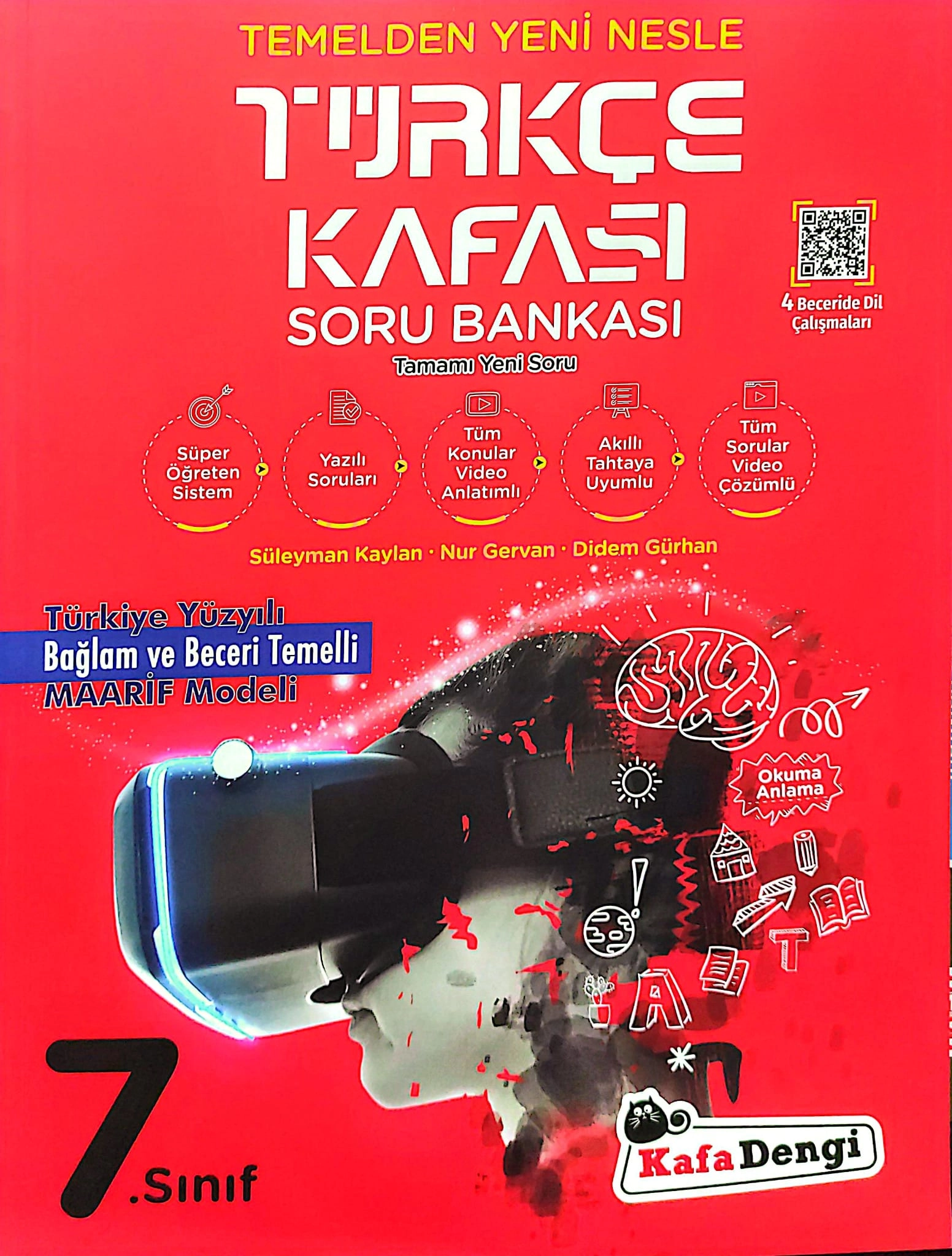 Kafa Dengi 7.Sınıf Türkçe Kafası Soru Bankası (Tümü Video Çözümlü)