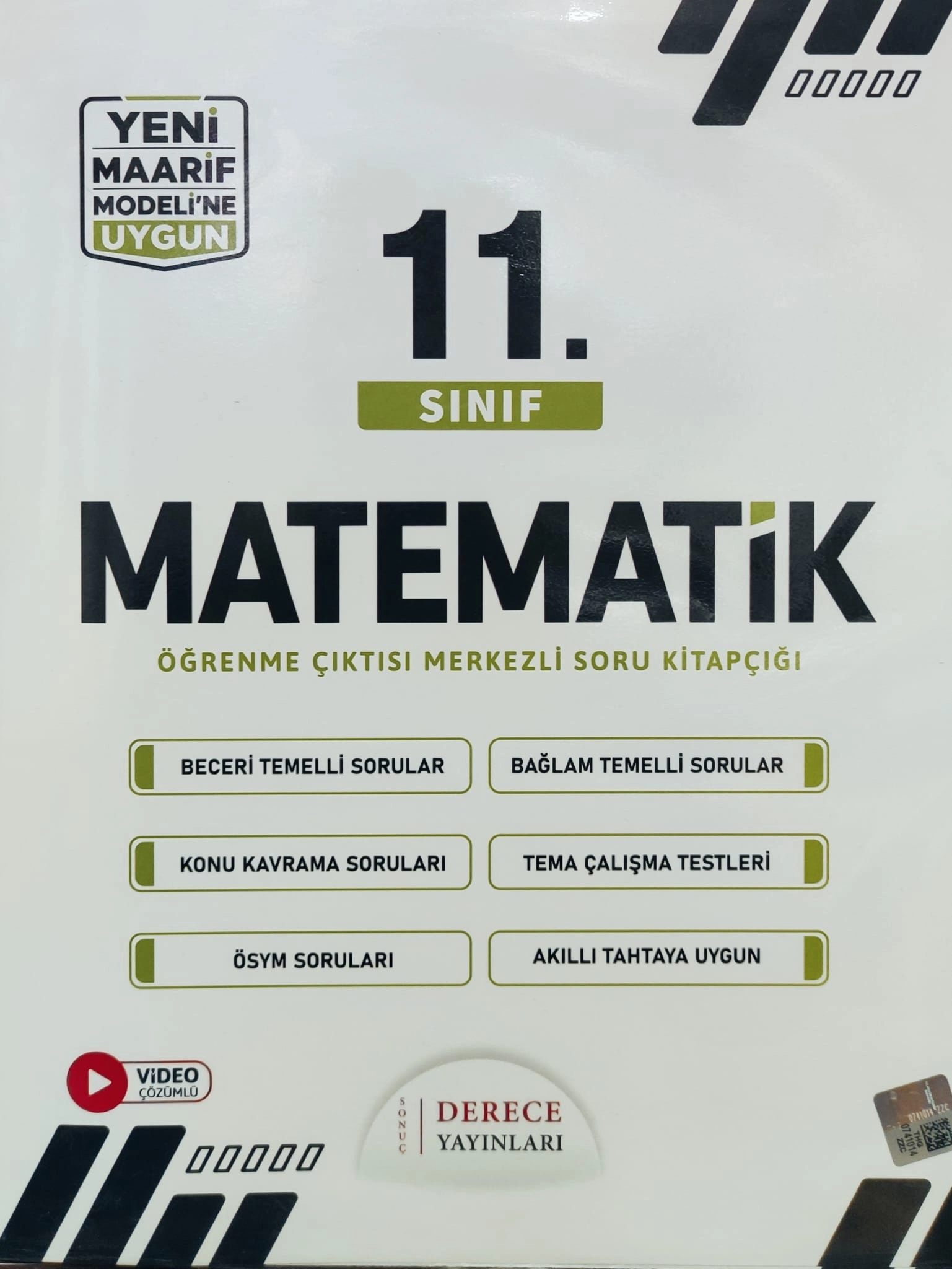 Derece  11 Sınıf Matematik Set Maarif Modeline Uygun 2026-2027 *YENİ**