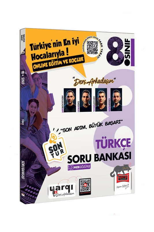Yargı Ders Arkadaşım 8Sınıf LGS Türkçe Son Tur Soru Bankası 2025-26 YENİ