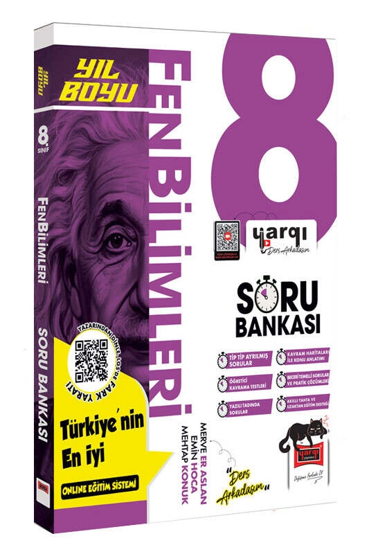Yargı Ders Arkadaşım 8.Sınıf LGS Fen Bilimleri Yıl Boyu Soru Bankası 2025-26 YENİ