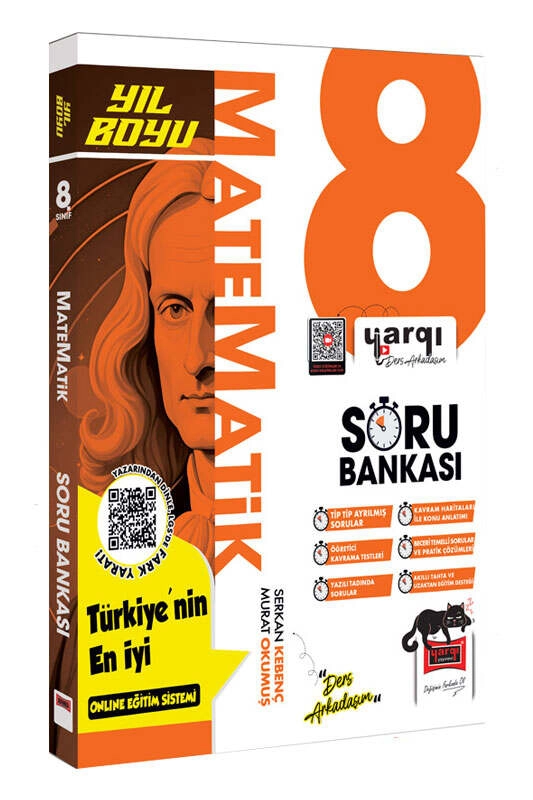 Yargı Ders Arkadaşım 8.Sınıf LGS Matematik Yıl Boy u Soru Bankası 2025-26 YENİ
