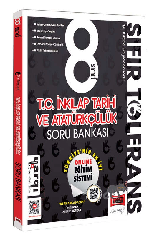 Yargı Ders Arkadaşım 8Sınıf Sıfır Tolerans TC. İnkılap Tarihi ve Atatürkçülük Soru Bankası 2025-26 YENİ