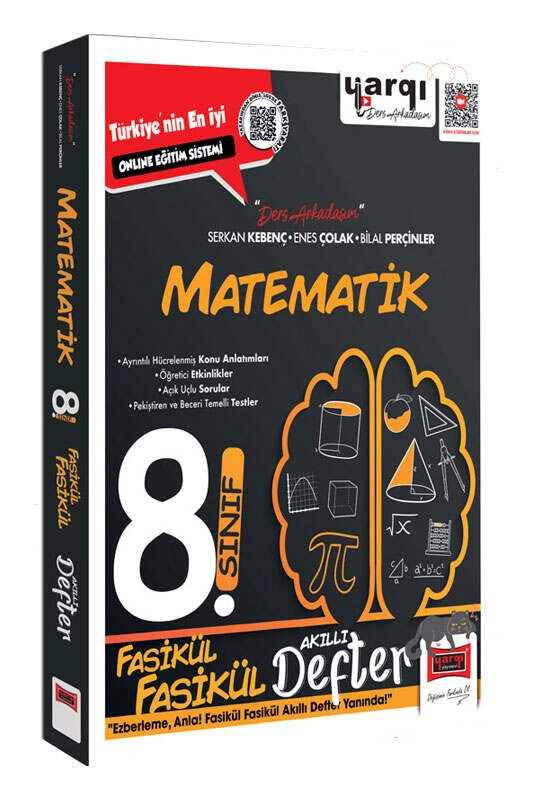 Yargı Ders Arkadaşım 8.Sınıf Matematik Fasikül Fas ikül Akıllı Defter 2025-26 YENİ