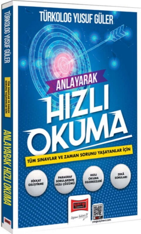 Yargı Yayınları Tüm Sınavlar ve Zaman Sorunu Yaşayanlar İçin Anlayarak Hızlı Okuma
